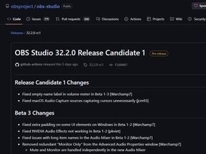 「OBS Studio 32.2.0」候補版、SDRをHDRに合成するフィルター追加