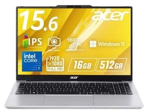 180度開く15.6型と16型ノート「Aspire Lite」、14万円台から