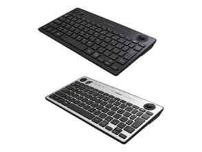 手持ち操作もできるトラックボール付きキーボード、ナカバヤシから