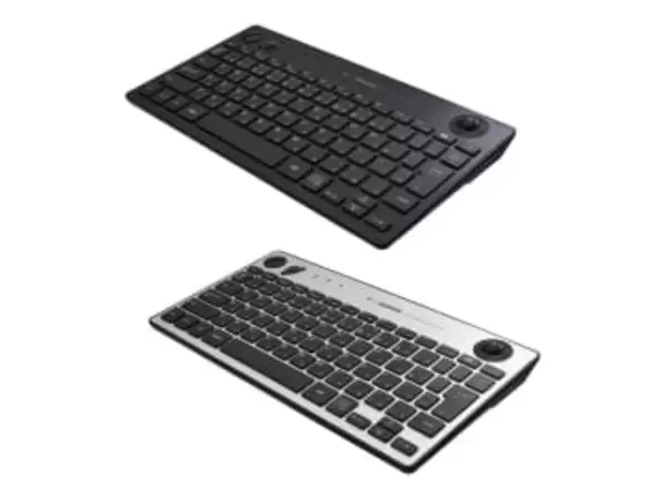 手持ち操作もできるトラックボール付きキーボード、ナカバヤシから