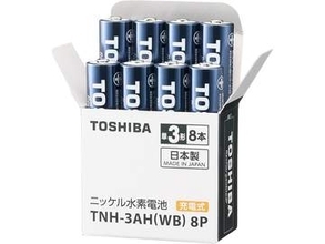 【本日みつけたお買い得品】東芝の充電池8本入りが10%オフ。Amazonタイムセール