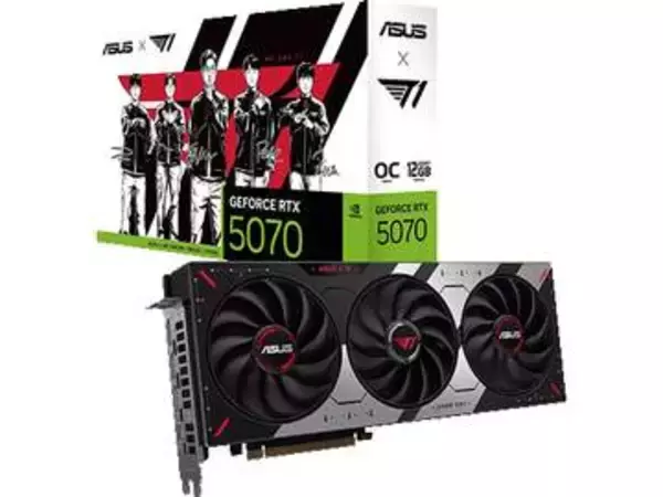 ASUS、LoL世界王者「T1」コラボデザインのRTX 5070/5060 Ti