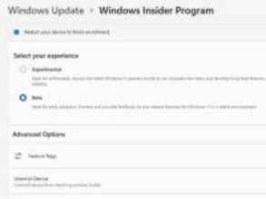 Windows Insiderのチャネルが2つに。新機能の順次展開を廃止し即時利用可能に
