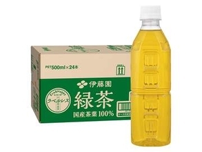 【本日みつけたお買い得品】伊藤園「緑茶」ラベルレス500ml×24本が660円引き！