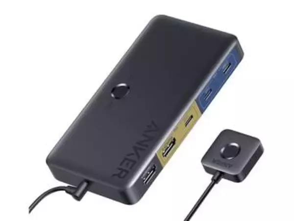 【本日みつけたお買い得品】AnkerのKVMスイッチが3千円引き。85W給電対応