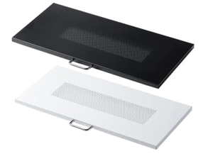 サンワサプライ、幅60cmのモニター台にジャストフィットする卓上スライダー