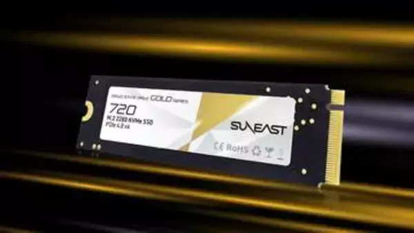 最大7,450MB/sで4TBも、SUNEASTのM.2 SSDが店頭発売