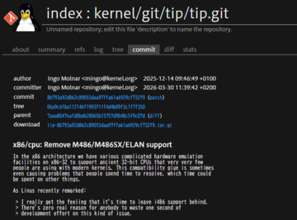 Linux 7.1でi486サポート廃止へ、37年の歴史に幕