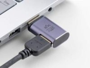 サンワサプライ、マグネット着脱式でL字型のHDMIアダプタ
