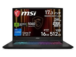 【本日みつけたお買い得品】MSIのGeForce RTX 5060搭載ゲーミングノートが4万円引き！