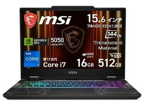 【本日みつけたお買い得品】MSIのRTX 5050ゲーミングノートが5万5千円引き！