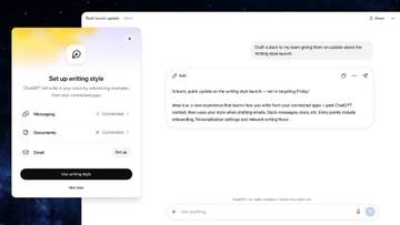 チャッピーが俺になる日。ChatGPT Workに文章スタイル学習機能