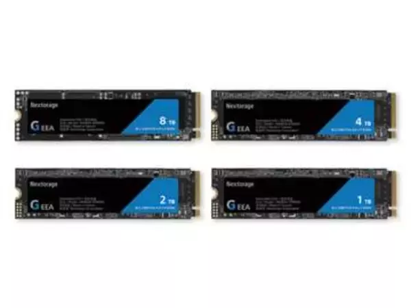 最大8TBの大容量。NextorageのPCIe 4.0対応ゲーミングSSD