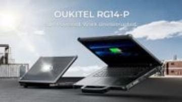 OUKITEL、ソーラー充電機能搭載の産業用ノートPC