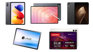 XiaomiやSamsungの高性能モデルもいいぞ！おすすめAndroidタブレット5選