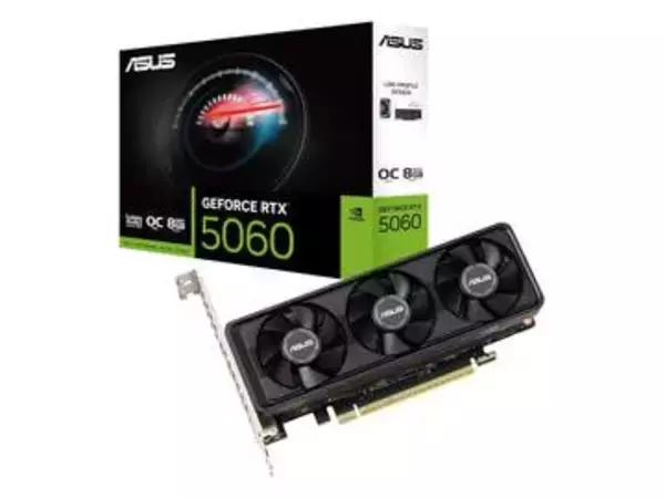 【本日みつけたお買い得品】GeForce RTX 5060搭載ビデオカードが約1万1千円引き。ロープロファイル対応