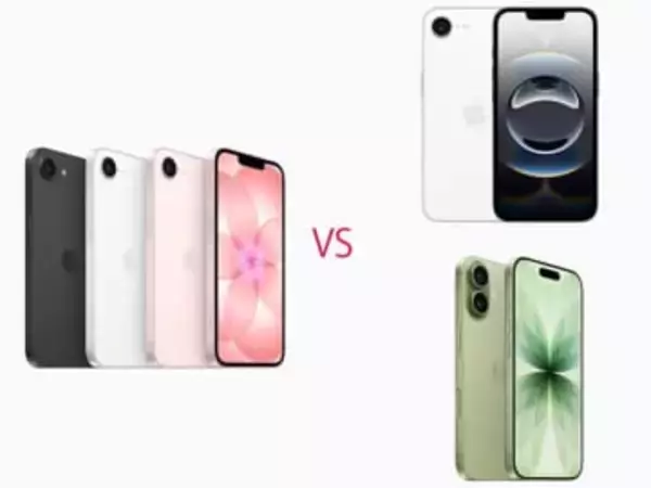 「iPhone 17e」とiPhone 17、そして旧モデルのiPhone 16eとスペック比較
