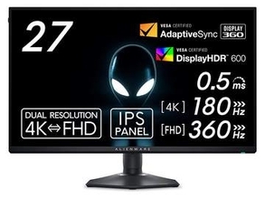 【本日みつけたお買い得品】デルのデュアル解像度対応4Kゲーミングモニターが1.1万円引き