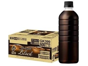 【本日みつけたお買い得品】600mlブラックコーヒー24本入りが約400円引きでセール中