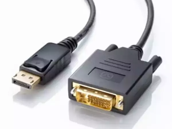 サンワサプライ、DisplayPort-DVI変換ケーブル。WUXGA対応