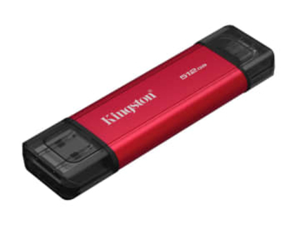Kingston、USB 3.2 Gen 2 Type-C/A両対応のスティック型SSD