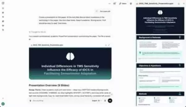 GrokのExcel/PowerPoint/Word用プラグインが近日公開。複雑な論文も数分でスライドに