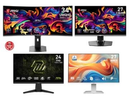 5層タンデムQD-OLED採用のゲーミングモニターなど、MSIから4モデル発売