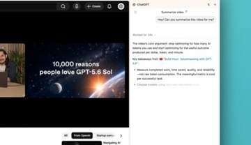 YouTube動画の内容をChatGPTに質問可能――Chrome拡張機能が強化