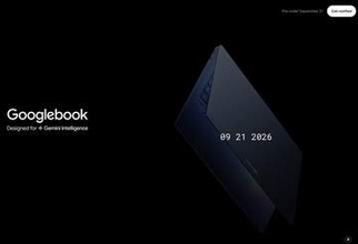 AndroidとChromeOS融合のAIノート「Googlebook」、9月21日予約開始