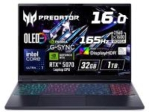 GeForce RTX 5070搭載の高性能16型OLEDゲーミングノート