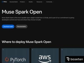Meta、最高性能うたう米オープンウェイト「Muse Spark Open」を公開