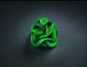 1万5,980円で試される忠誠心。Razer、三つ首の蛇キーキャップ