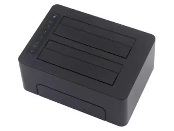 「PC不要で高速クローン、エラースキップ対応のHDD/SSDスタンド」の画像