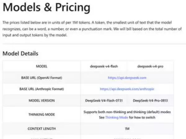 DeepSeek-V4-Proの正式版がひっそり公開？料金は据え置き