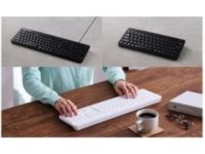 エレコム、液体こぼれに対応する排水機構付き静音キーボード6モデル