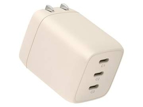 MOTTERU、最大67W対応の3ポートType-C充電器