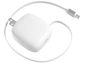 ケーブル内蔵で忘れ物ゼロ、HIDISCの巻き取り式20W充電器が2,480円