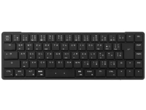 薄さ13.7mmでコンパクトな65%メカニカルキーボード