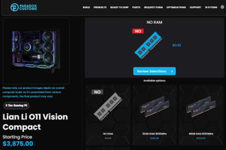 「メモリなし」でPCが5万円以上の節約。米BTOショップから異例のゲーミングPC