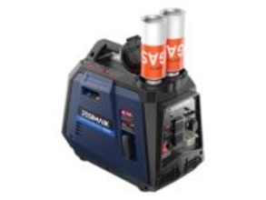カセットボンベで動く発電機。ACやUSBポート搭載