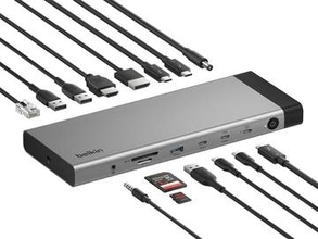 ベルキン、140W給電や8K/60Hz出力対応のThunderbolt 5ドック