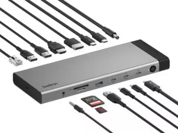 ベルキン、140W給電や8K/60Hz出力対応のThunderbolt 5ドック