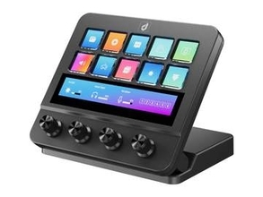 液晶ボタン10個と4ダイヤルの配信向けコントローラ