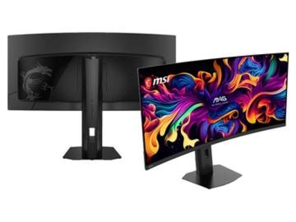MSI、RGBストライプ構造のQD-OLEDを採用した34型湾曲ゲーミングモニター