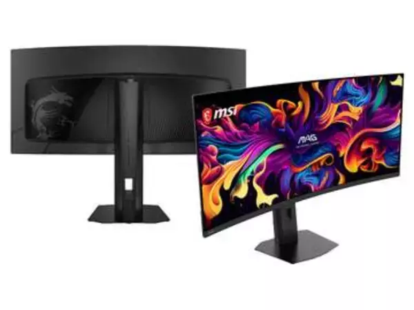 MSI、RGBストライプ構造のQD-OLEDを採用した34型湾曲ゲーミングモニター