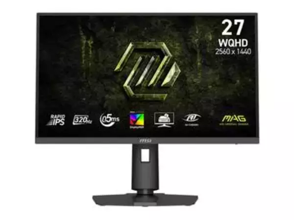 MSI、320Hz/WQHD対応の27型ゲーミングモニターなど2機種