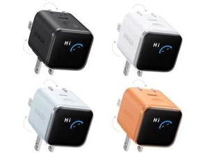 Anker、iPhoneの機種名や充電状況を表示するディスプレイ付きUSB充電器