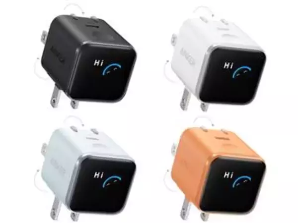 Anker、iPhoneの機種名や充電状況を表示するディスプレイ付きUSB充電器