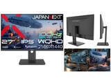 「JAPANNEXT、27型WQHDモニターを価格.com限定で発売」の画像1