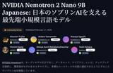 「NVIDIAから日本語モデル登場。軽量級で最高性能をうたう」の画像1